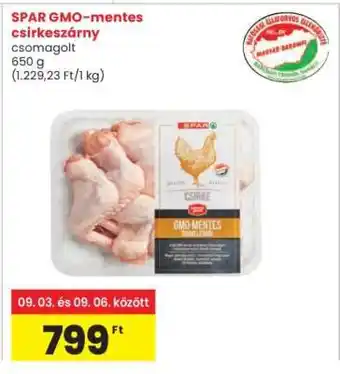 Interspar SPAR GMO-mentes csirkeszárny ajánlat