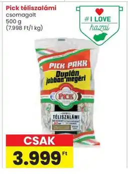 Interspar PICK Téliszalámi ajánlat
