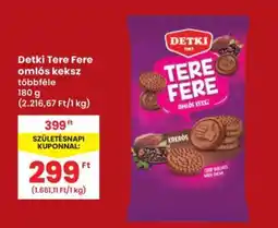 Interspar Detki Tere Fere omlós keksz többféle ajánlat