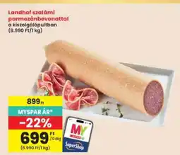 Interspar Landhof szalámi parmezánbevonattal ajánlat
