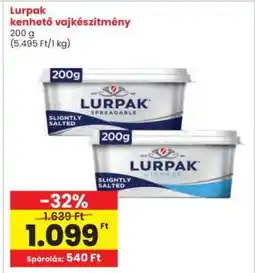 Interspar LURPAK Kenhető vajkészítmény ajánlat