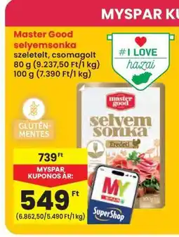 Interspar MASTER GOOD SELYEMSONKA ajánlat