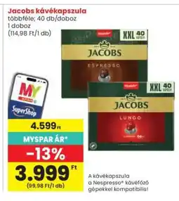 Interspar Jacobs kávékapszula ajánlat
