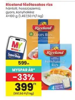 Interspar Riceland főzőtasakos rizs ajánlat