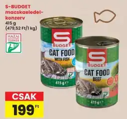 Interspar S-BUDGET macskaeledel konzerv ajánlat