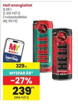 Interspar HELL Energiaital ajánlat