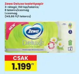 Interspar Zewa Deluxe toalettpapír ajánlat