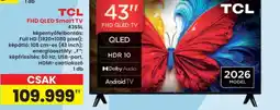 Interspar TCL FHD QLED Smart TV ajánlat