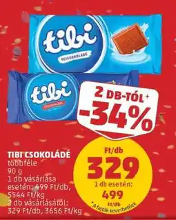 PENNY TIBI Csokoládé ajánlat