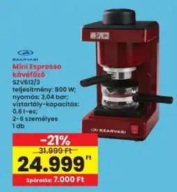 Interspar Mini Espresso kávéfőző ajánlat
