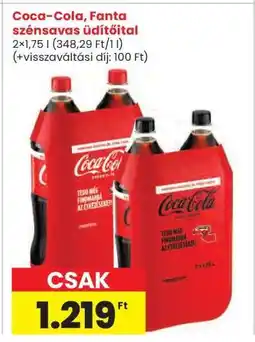 Interspar Coca-Cola, Fanta szénsavas üdítőital ajánlat