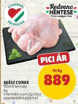 PENNY Egész csirke ajánlat