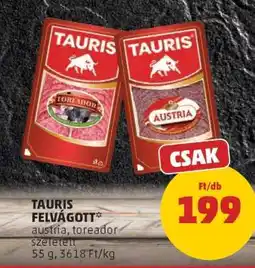 PENNY TAURIS FELVÁGOTT ajánlat