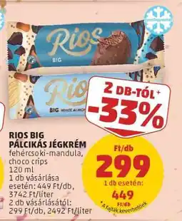 PENNY RIOS BIG PÁLCKÁS JÉGKRÉM ajánlat