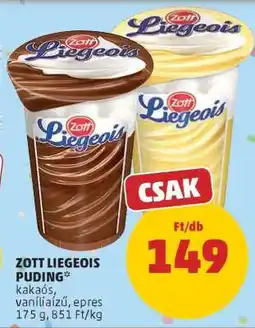 PENNY Zott Liegeois Puding ajánlat