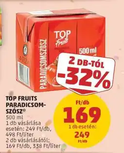 PENNY Top Fruits Paradicsomszósz ajánlat