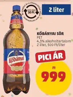 PENNY Kőbányai Sör ajánlat