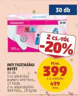 PENNY INTI TISZTASÁGI BETÉT ajánlat