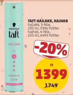 PENNY Taft hajlakk/hajhab ajánlat