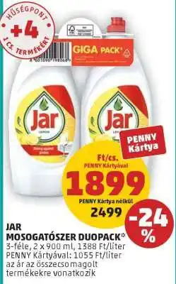 PENNY JAR Mosogatószer Duopack ajánlat