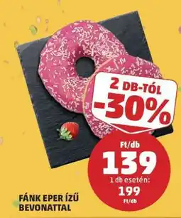 PENNY Fánk eper ízű bevonattal ajánlat