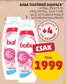 PENNY Baba Tusfürdő Duopack ajánlat