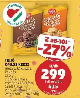 PENNY Trijó Omlós Keksz ajánlat