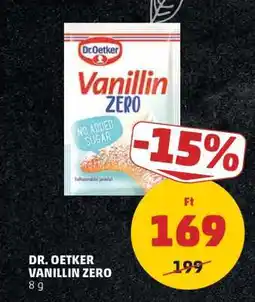 PENNY Dr. Oetker Vanillin Zero ajánlat