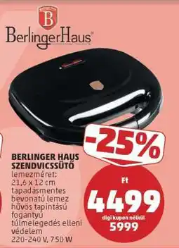 PENNY BERLINGER HAUS SZENDVICSSÜTŐ ajánlat