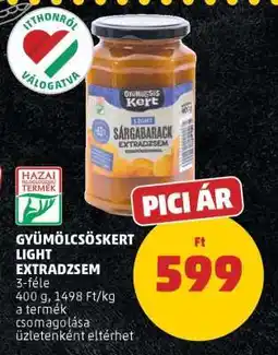 PENNY Gyümölcsöskert Light Extradzsem ajánlat