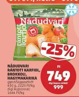 PENNY Nádudvari Rántott Karfiol, Brokkoli, Hagymakarika ajánlat