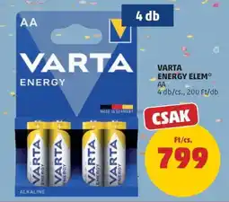 PENNY Varta Energy elem ajánlat