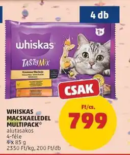 PENNY Whiskas Macskaeledel Multipack ajánlat