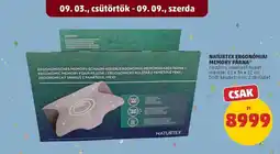 PENNY NATUREX ERGONÓMIAI MEMORY PÁRNA ajánlat