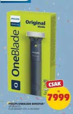 PENNY Philips OneBlade Borotva ajánlat