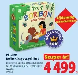 Lidl Boribon, hogy vagy? játék ajánlat