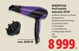 Lidl REMINGTON Profi ionizáló hajszárító, D3197 ajánlat