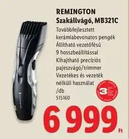 Lidl REMINGTON Szakállvágó, MB321C ajánlat