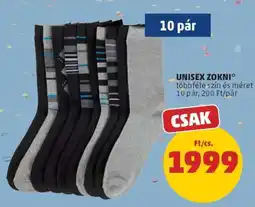 PENNY Unisex zokni ajánlat