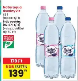 Spar Naturaqua ásványvíz ajánlat