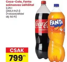 Spar Coca-Cola, Fanta szénsavas üdítőital ajánlat