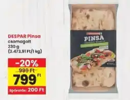 Interspar Despar pinsa ajánlat