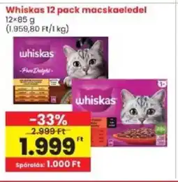 Interspar Whiskas 12 pack macskaeledel ajánlat