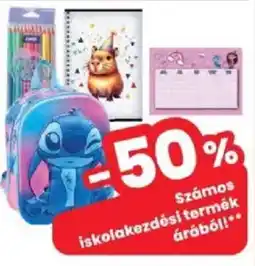 Interspar Számós iskolakezdési termék ajánlat