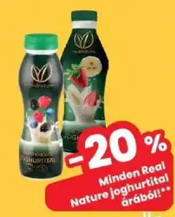 Interspar Real Nature joghurtital ajánlat