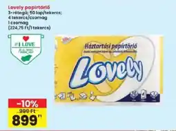Interspar Lovely papírtörlő ajánlat