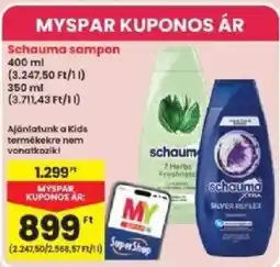 Interspar Schauma sampon ajánlat