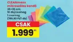 Interspar Cleanmaxx mikroszálas kendő ajánlat