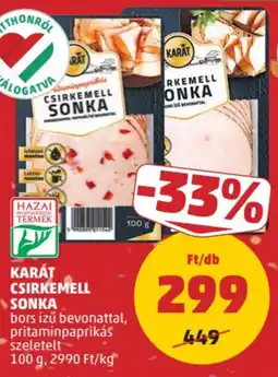 PENNY Karát csirkemell sonka ajánlat