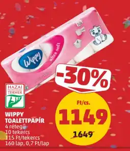 PENNY Wippy toalettpapír ajánlat
